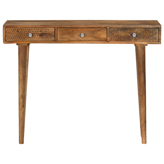 Mesa consola madeira de mangueira maciça 102x30x79 cm