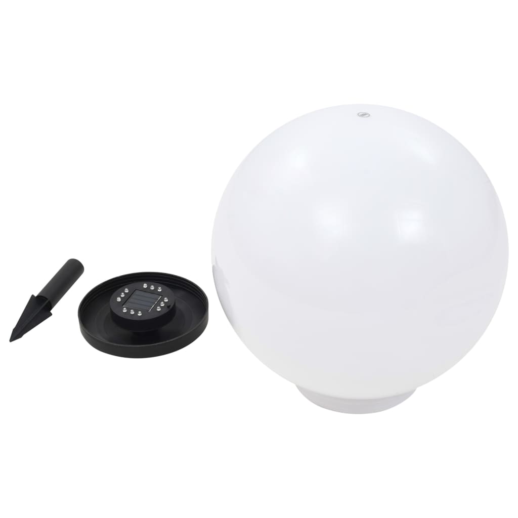 Candeeiro solar de exterior LED esférico 40 cm RGB