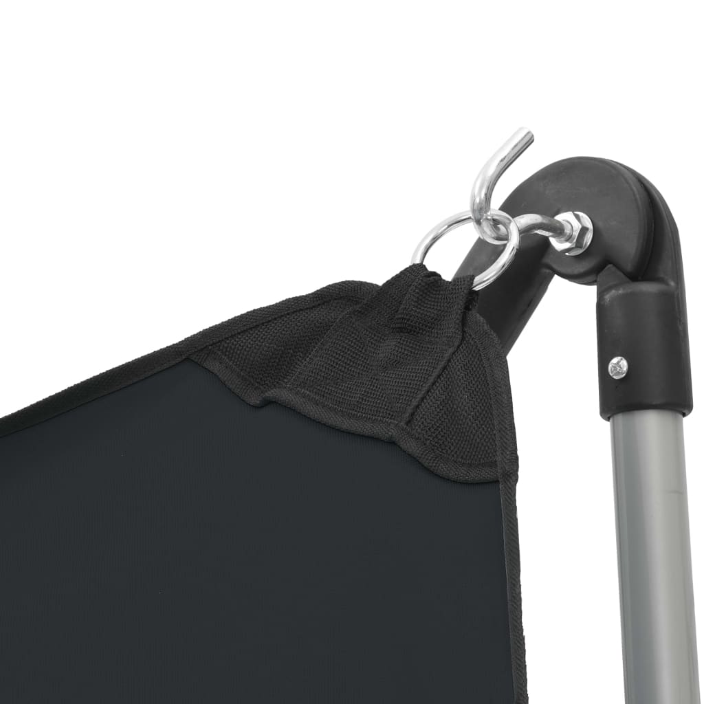 Rede com suporte dobrável preto