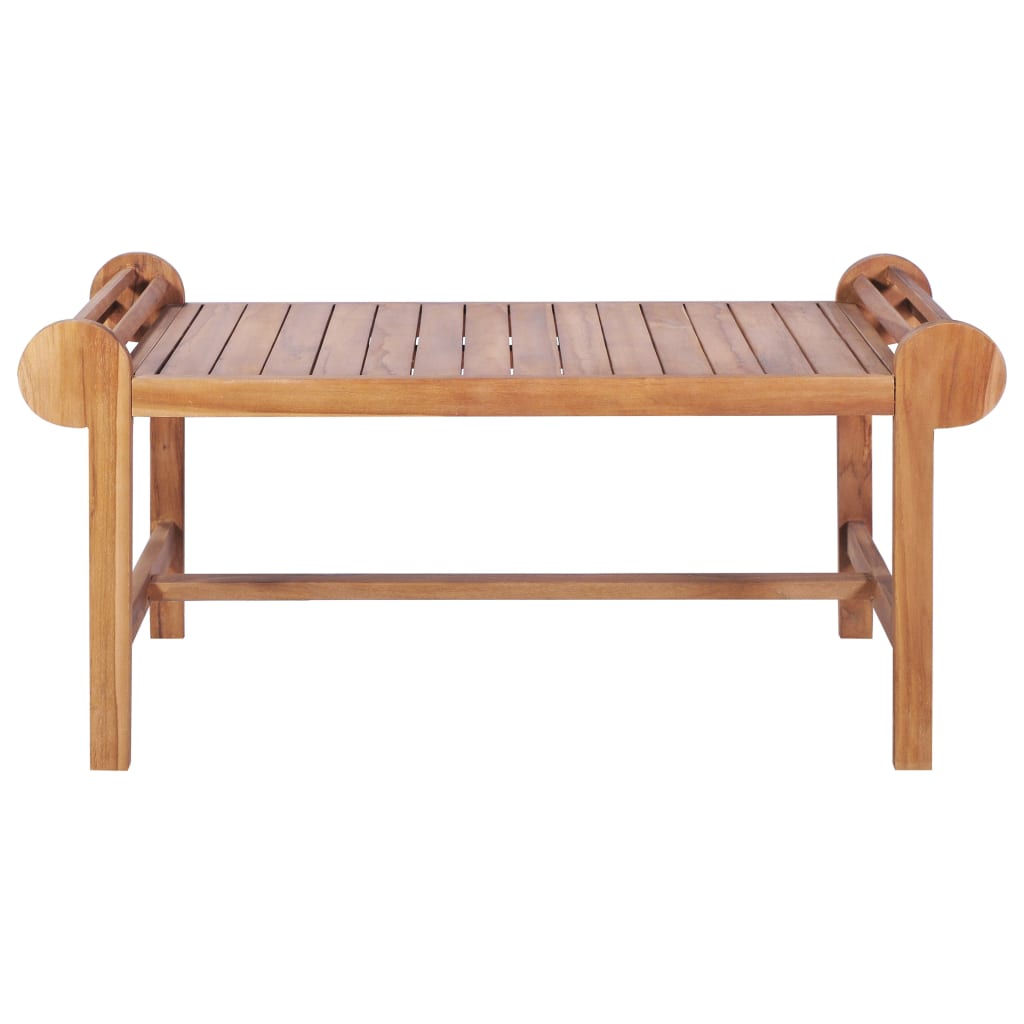 Mesa de centro 100x50x45 cm teca maciça