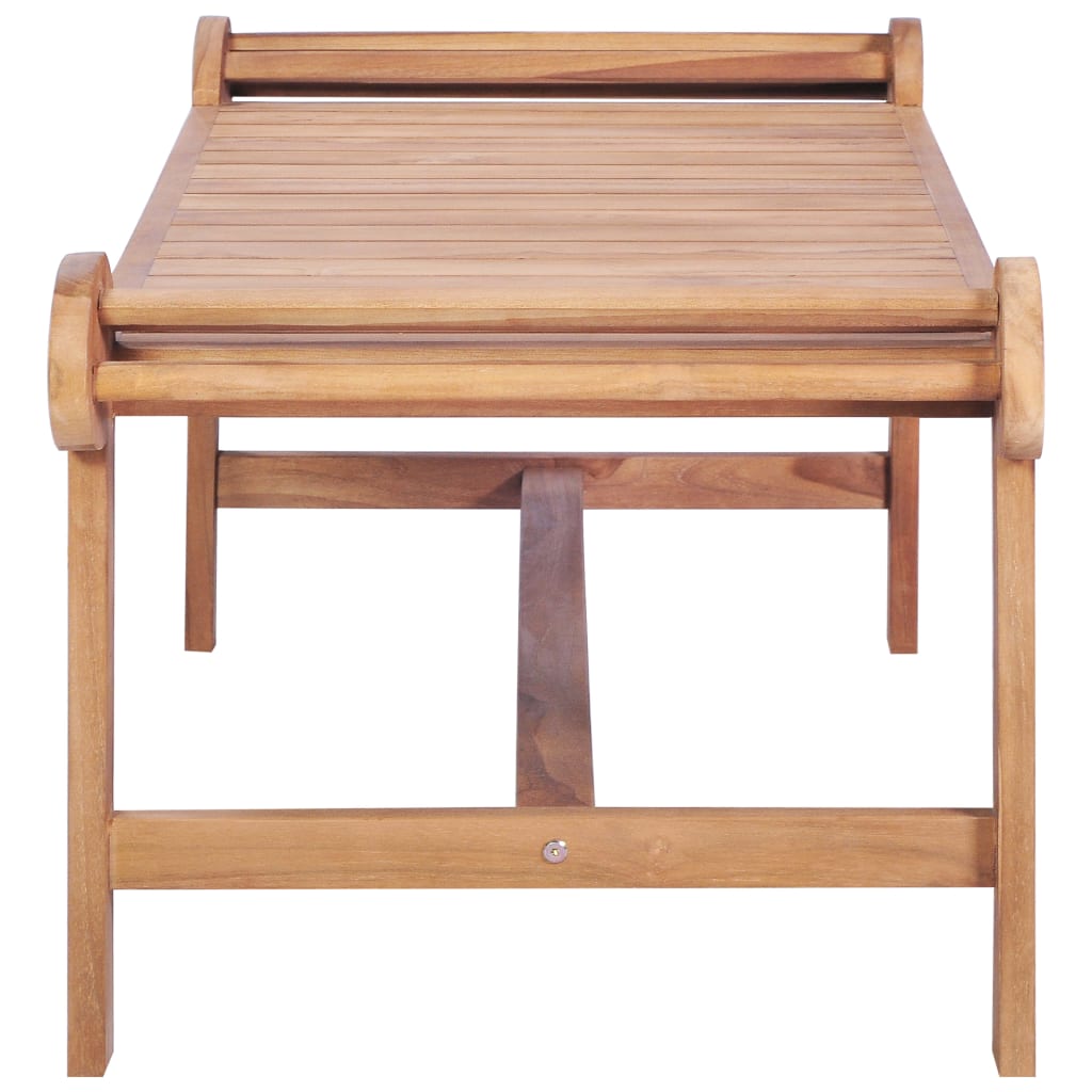 Mesa de centro 100x50x45 cm teca maciça