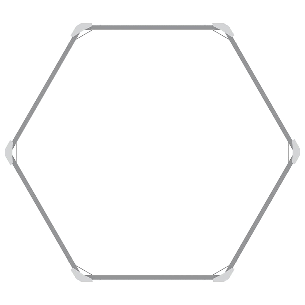Canteiro elevado jardim aço galvanizado 129x129x77 cm cinzento