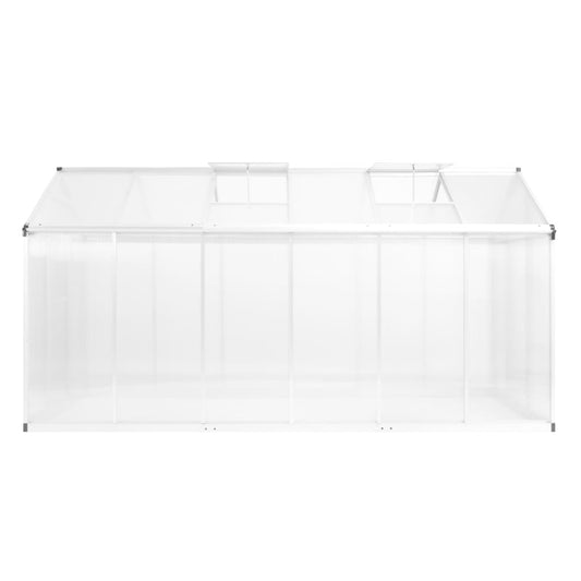 Estufa de alumínio 362x190x195 cm 13,41 m³