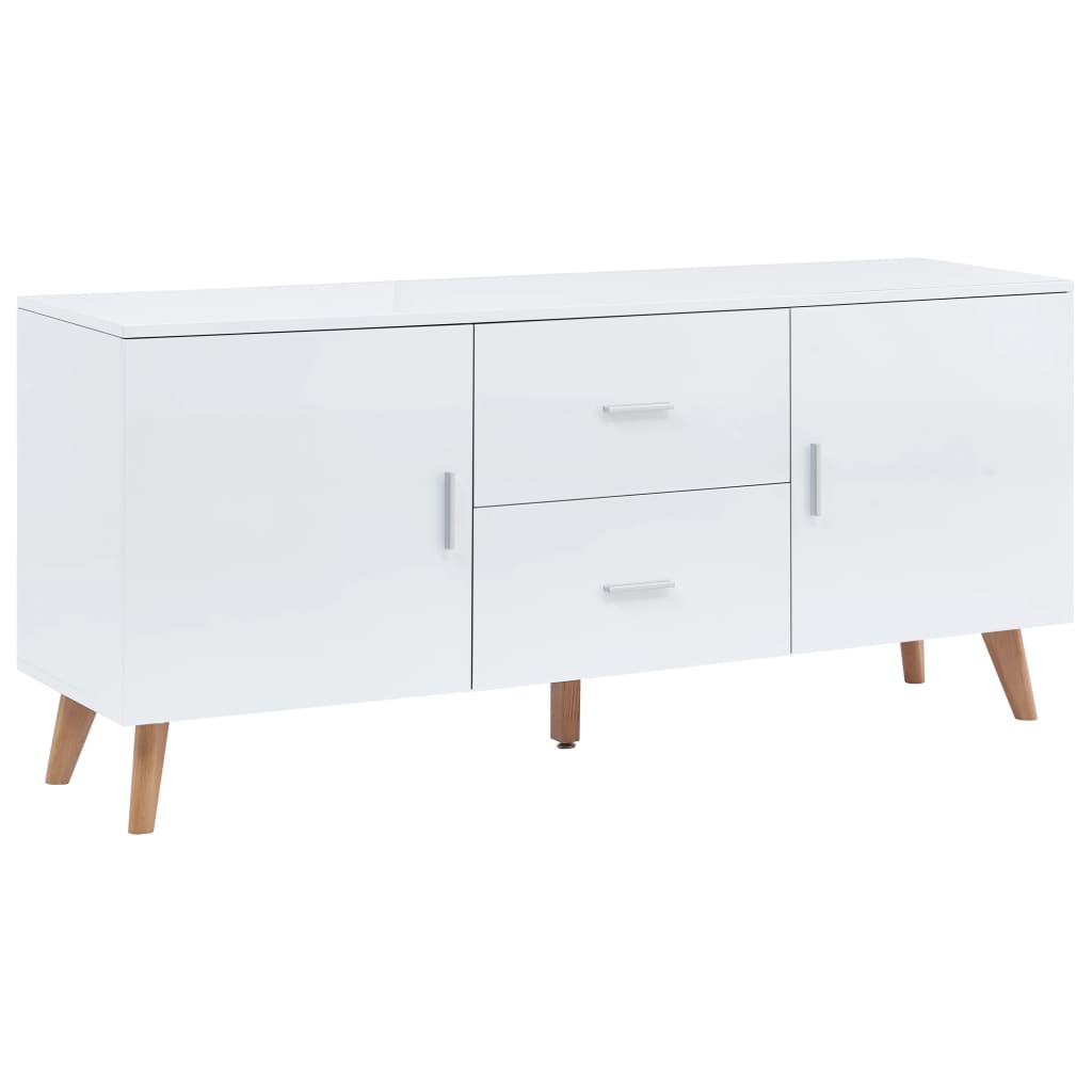 Aparador 160x40x70 cm MDF branco