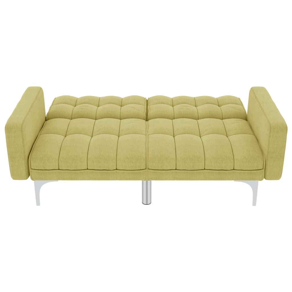 Sofá-cama tecido verde