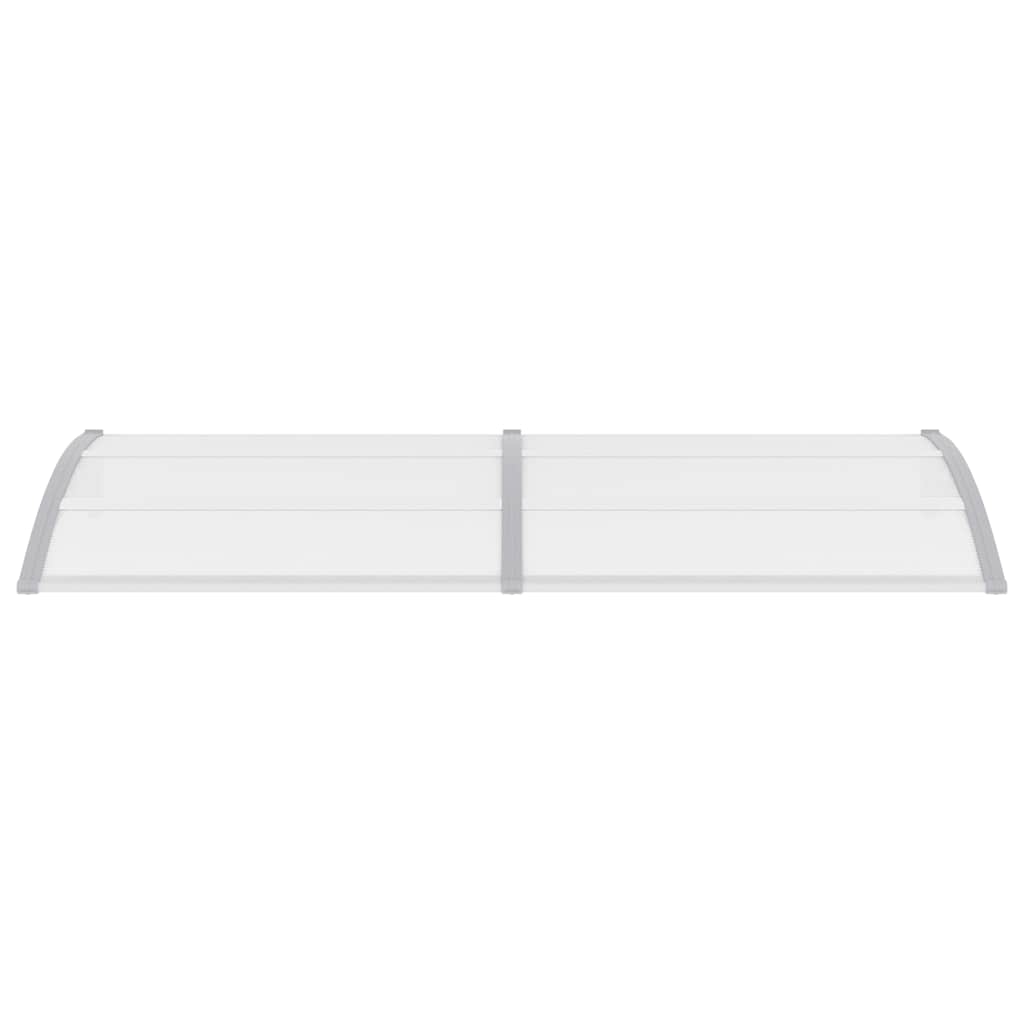 Toldo de porta 240x100 cm PC cinzento