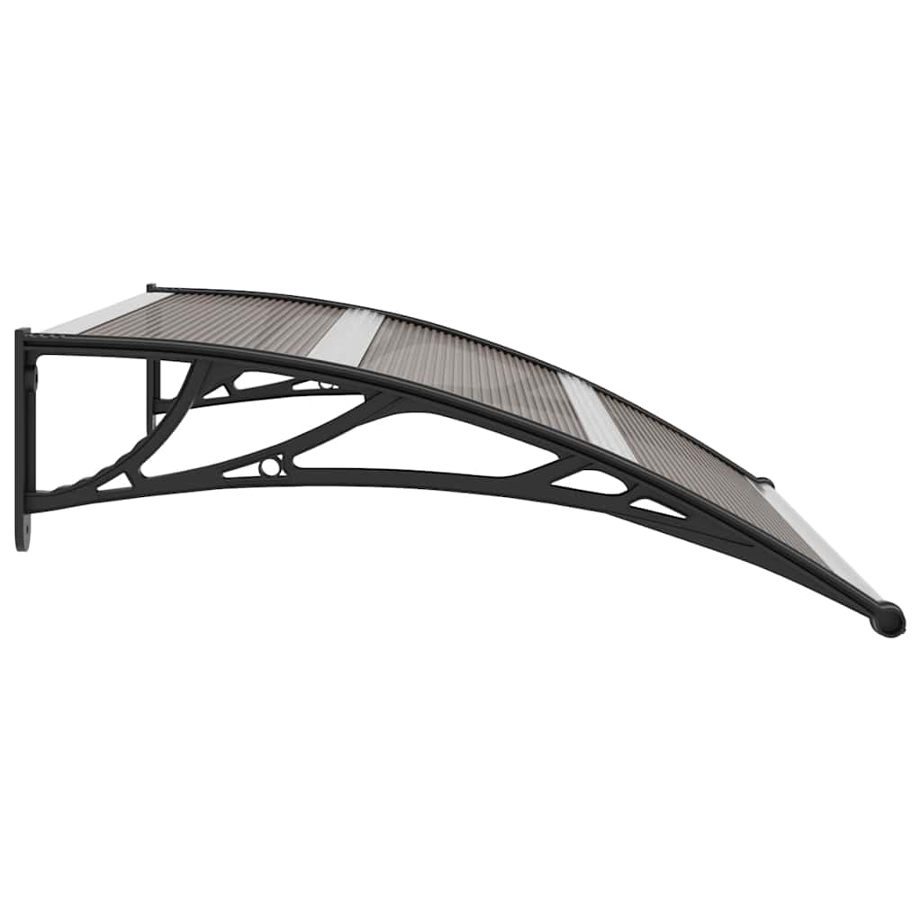Toldo de porta 120x100 cm PC preto