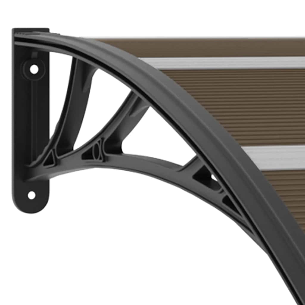 Toldo de porta 240x100 cm PC preto