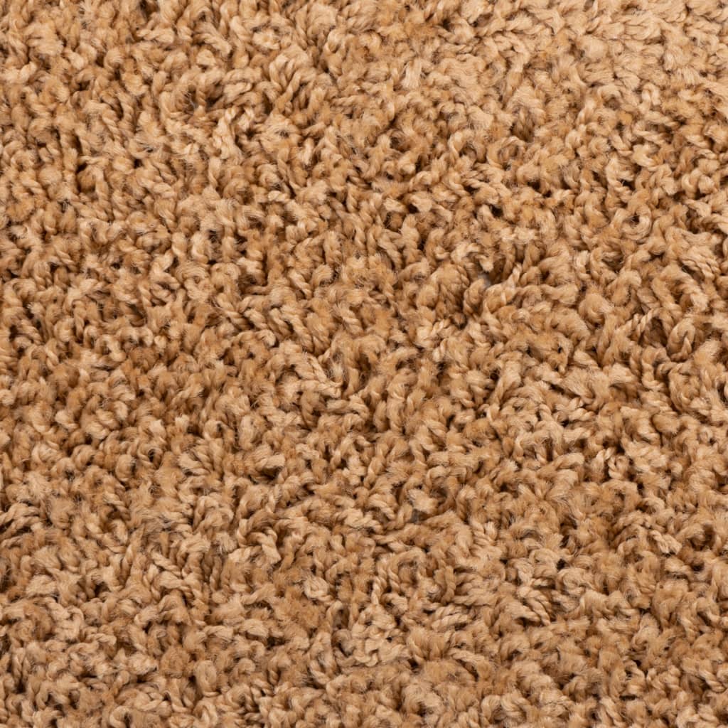 Tapetes de escada 15 peças 65x21x4 cm bege semicircular grande