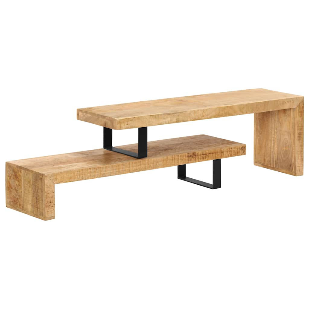 Suporte de TV em madeira de mangueira maciça