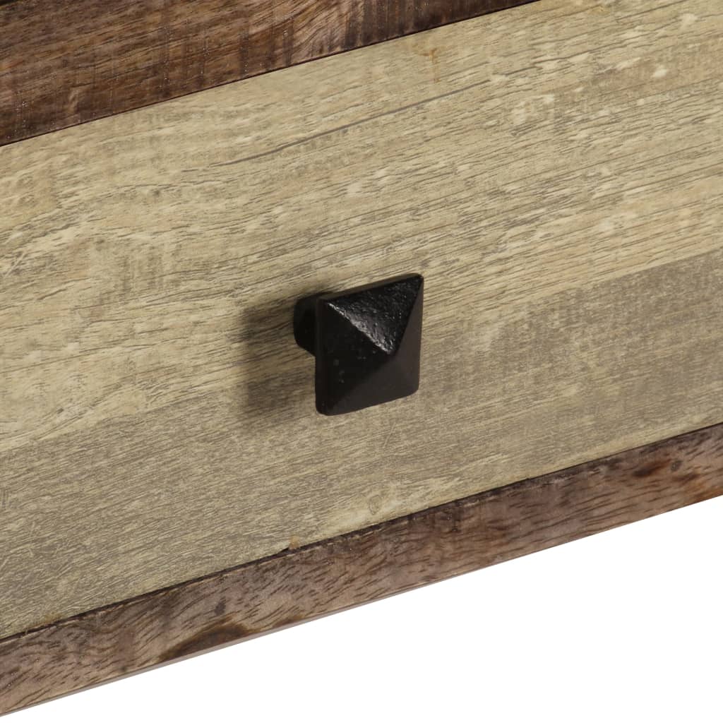 Móvel de TV de madeira de mangueira maciça