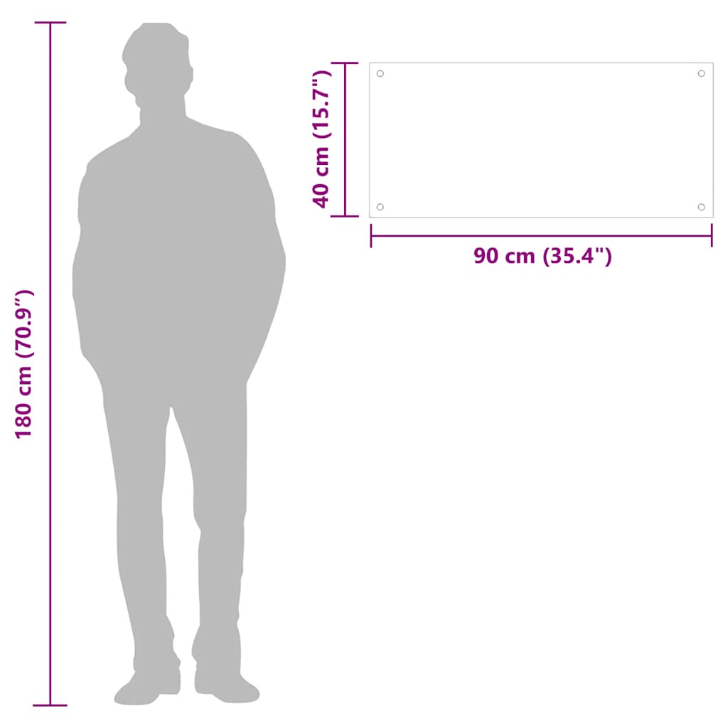 Painel anti-salpicos cozinha 90x40 cm vidro temp. transparente