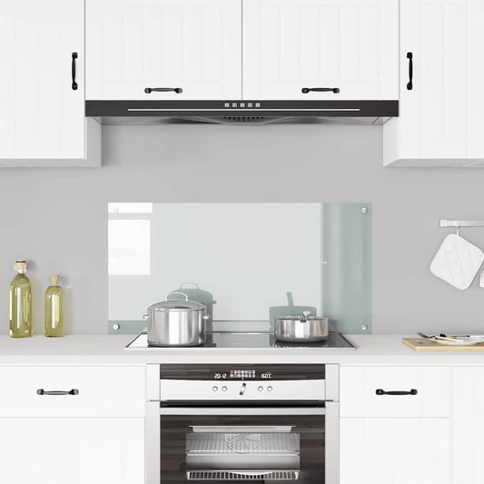 Painel anti-salpicos cozinha 100x50 cm vidro temp. transparente