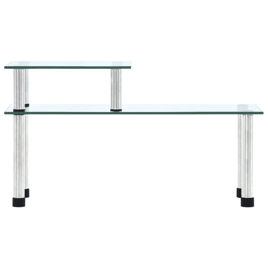 Estante de cozinha 45x16x26 cm vidro temperado transparente