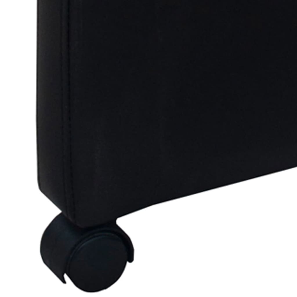 Cadeiras de jantar 4 pcs couro artificial preto