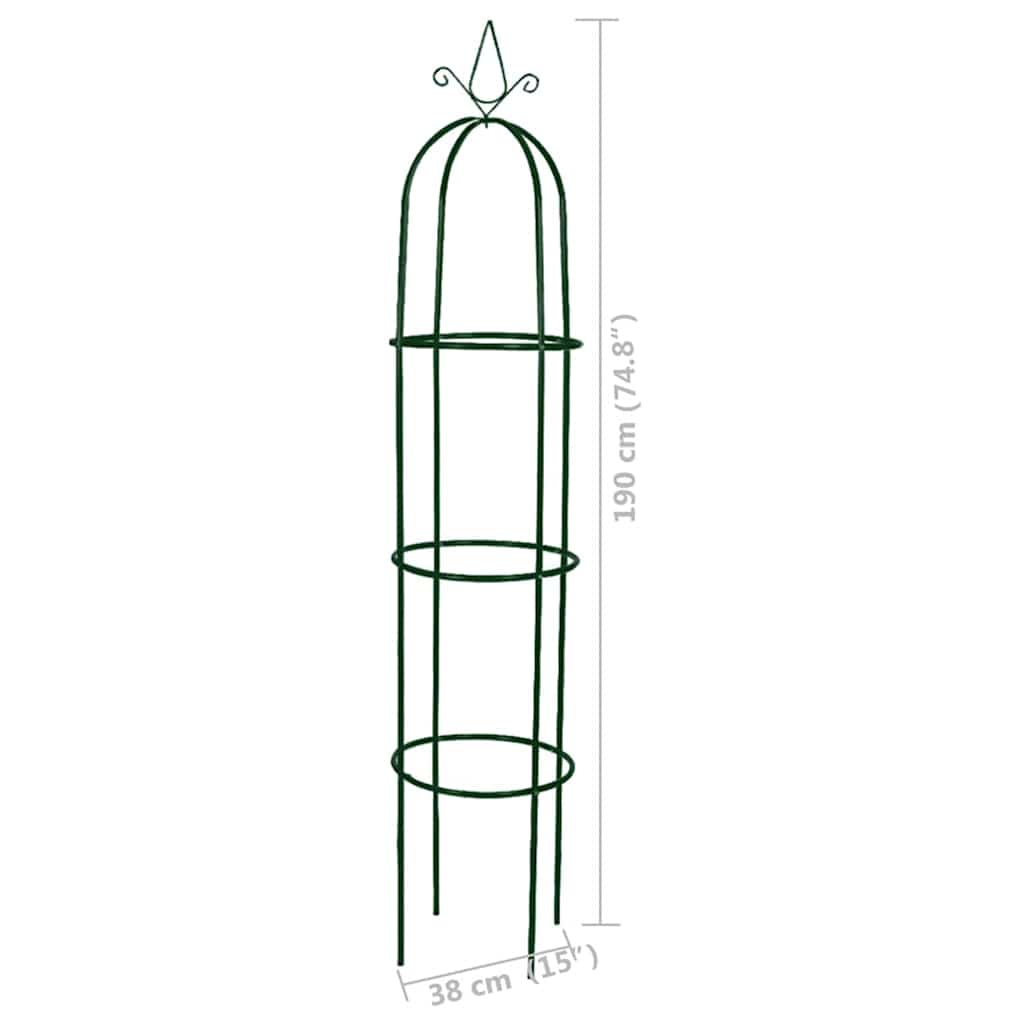Arco de jardim torre, 2 pcs