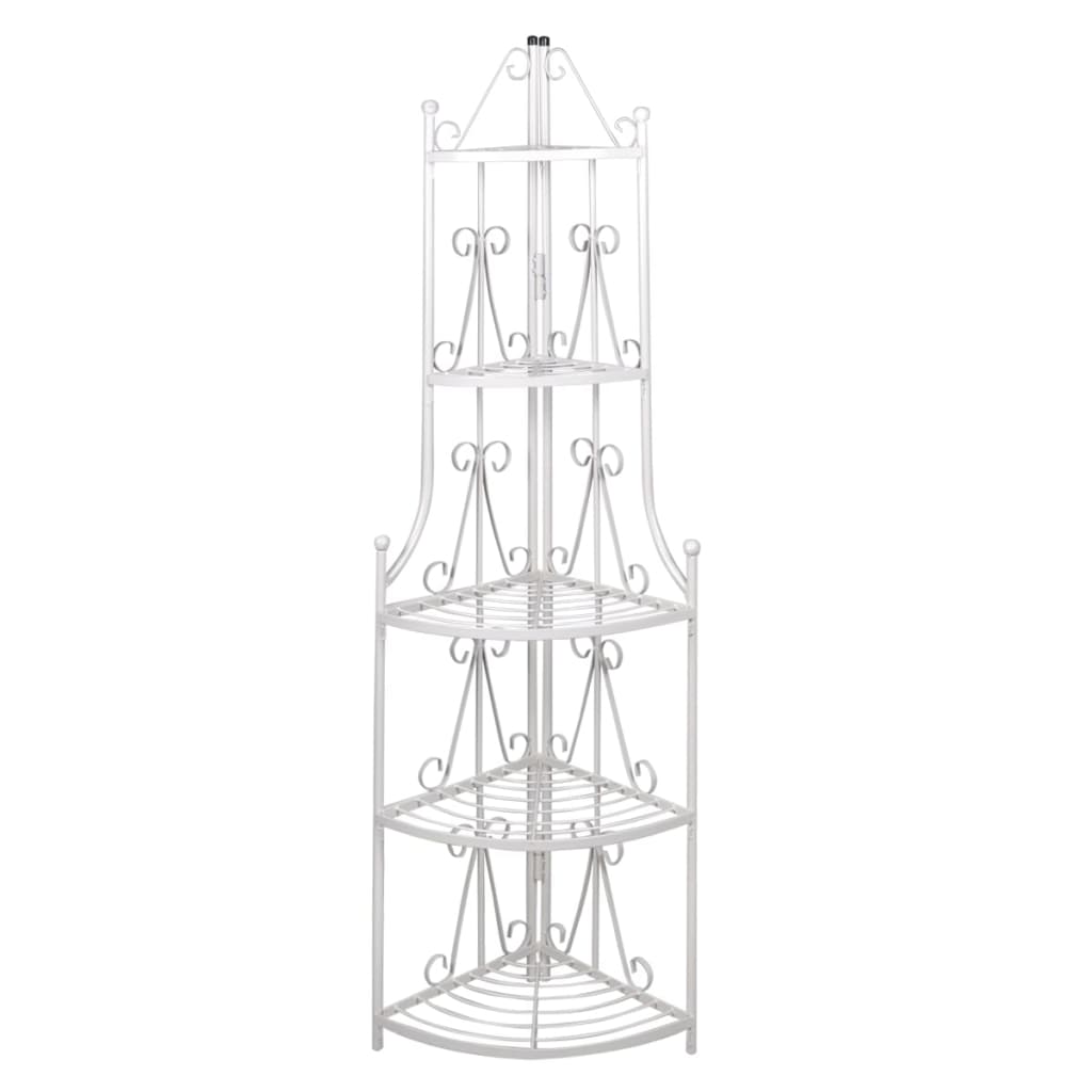 Suporte de canto para planta / Branco