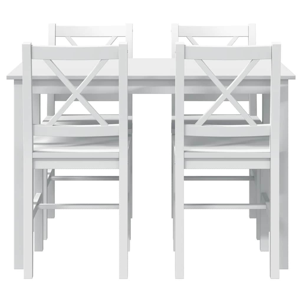 5 pcs Conjunto de jantar branco