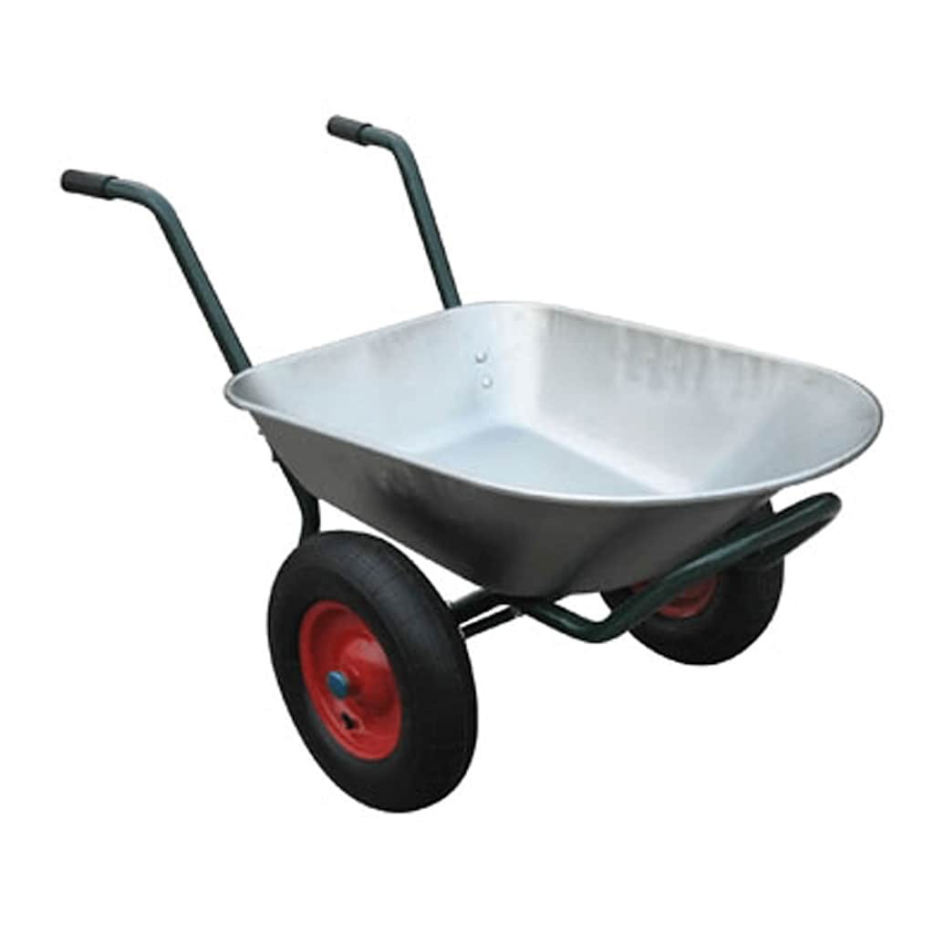 Carrinho de Mão com Duas Rodas Ferramenta de Jardinagem