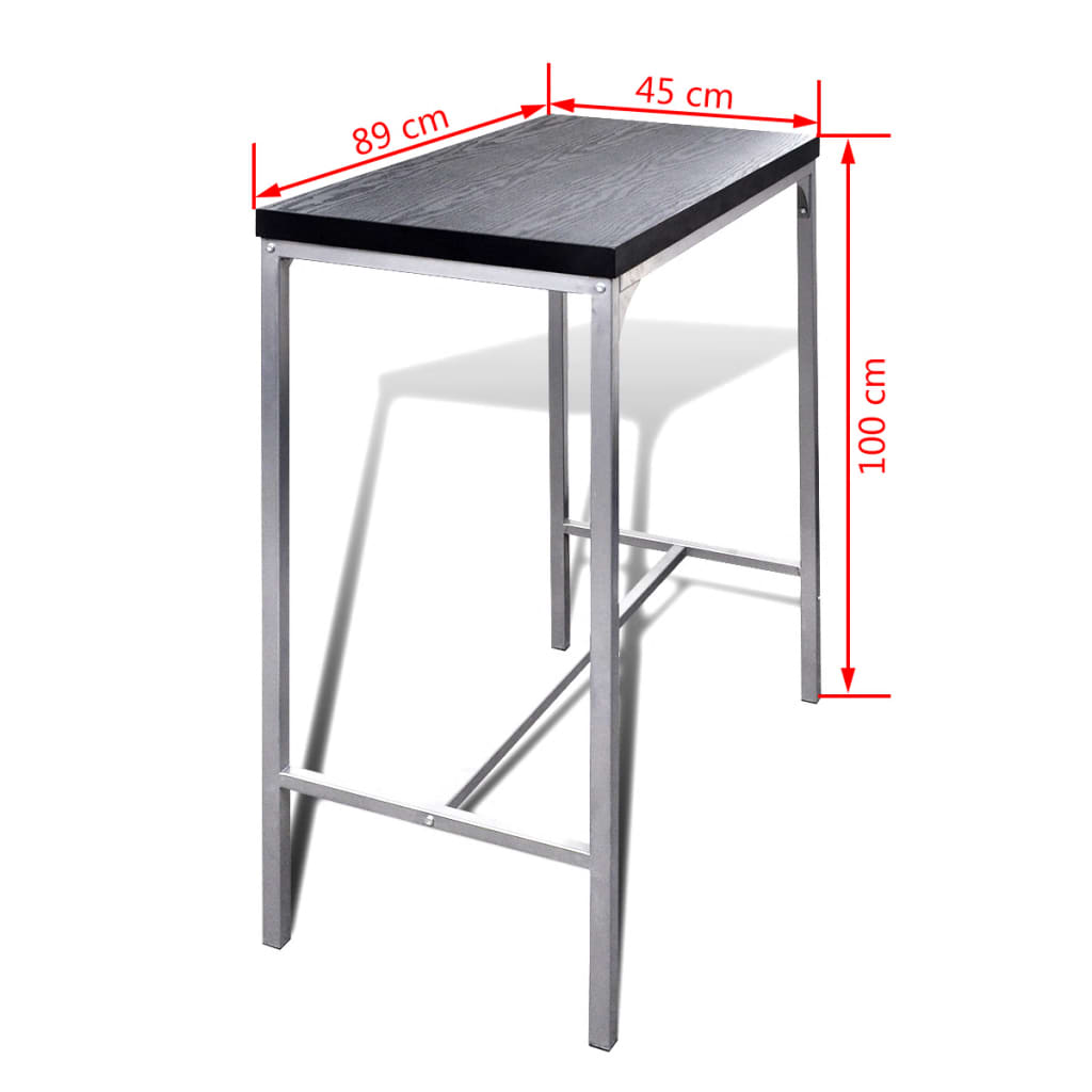Conjunto de mesa de balcão para pequeno-almoço
