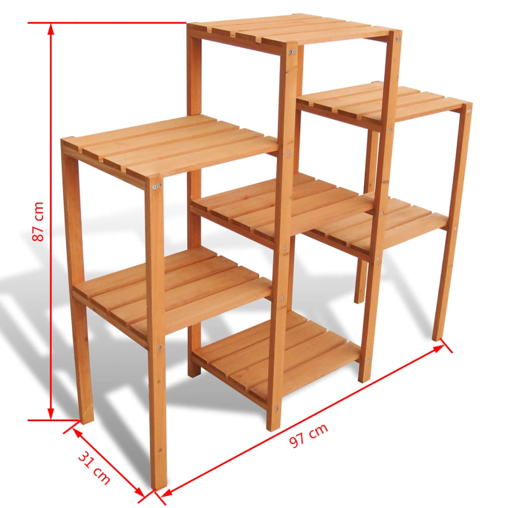 Suporte para vasos de jardim 97 x 31 x 87 cm