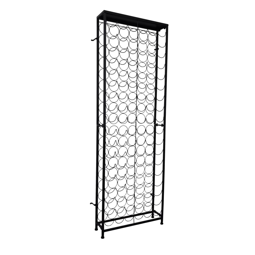 Suporte vertical para garrafas de vinho, metal por 108 garrafas