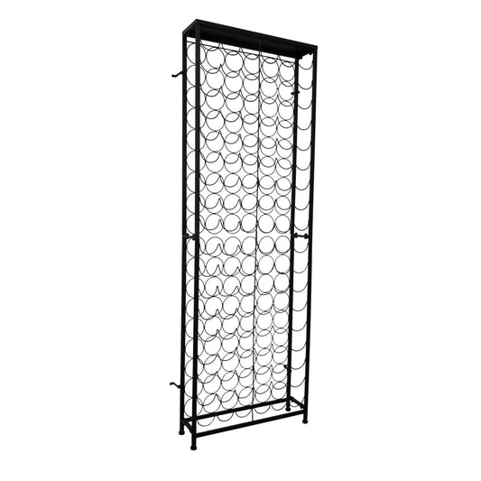 Suporte vertical para garrafas de vinho, metal por 108 garrafas
