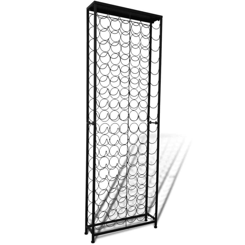 Suporte vertical para garrafas de vinho, metal por 108 garrafas