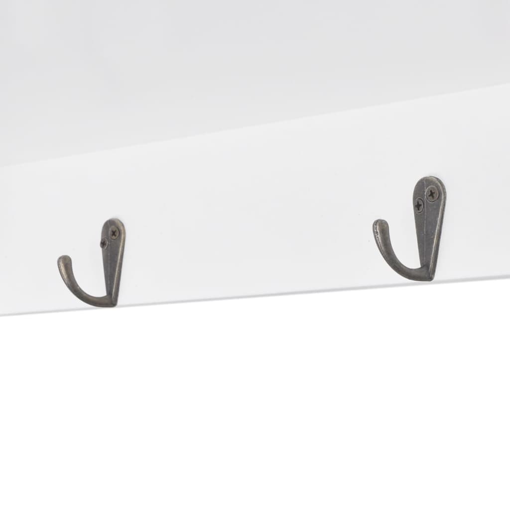 Armário de parede para exposição de livros/DVD/copos MDF branco