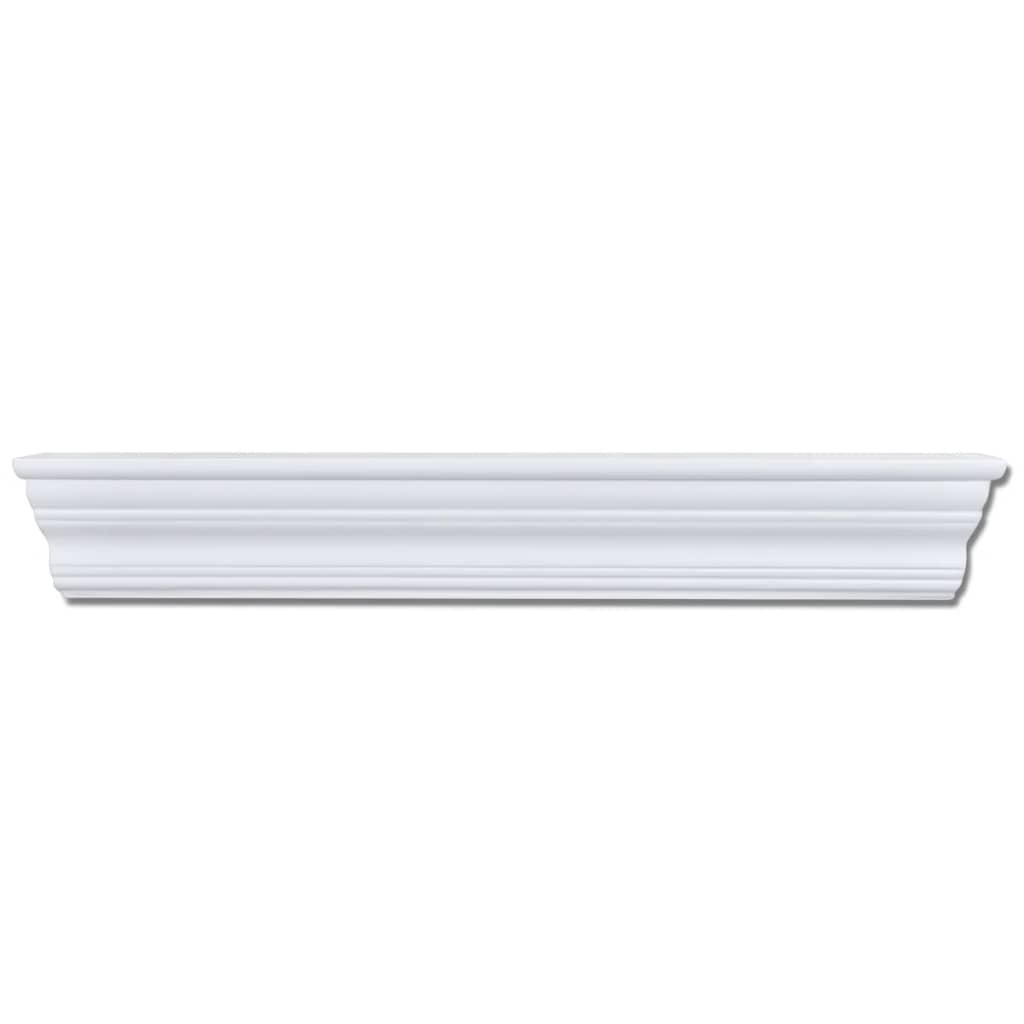 Prateleiras de parede Aaliyah 2 pcs branco