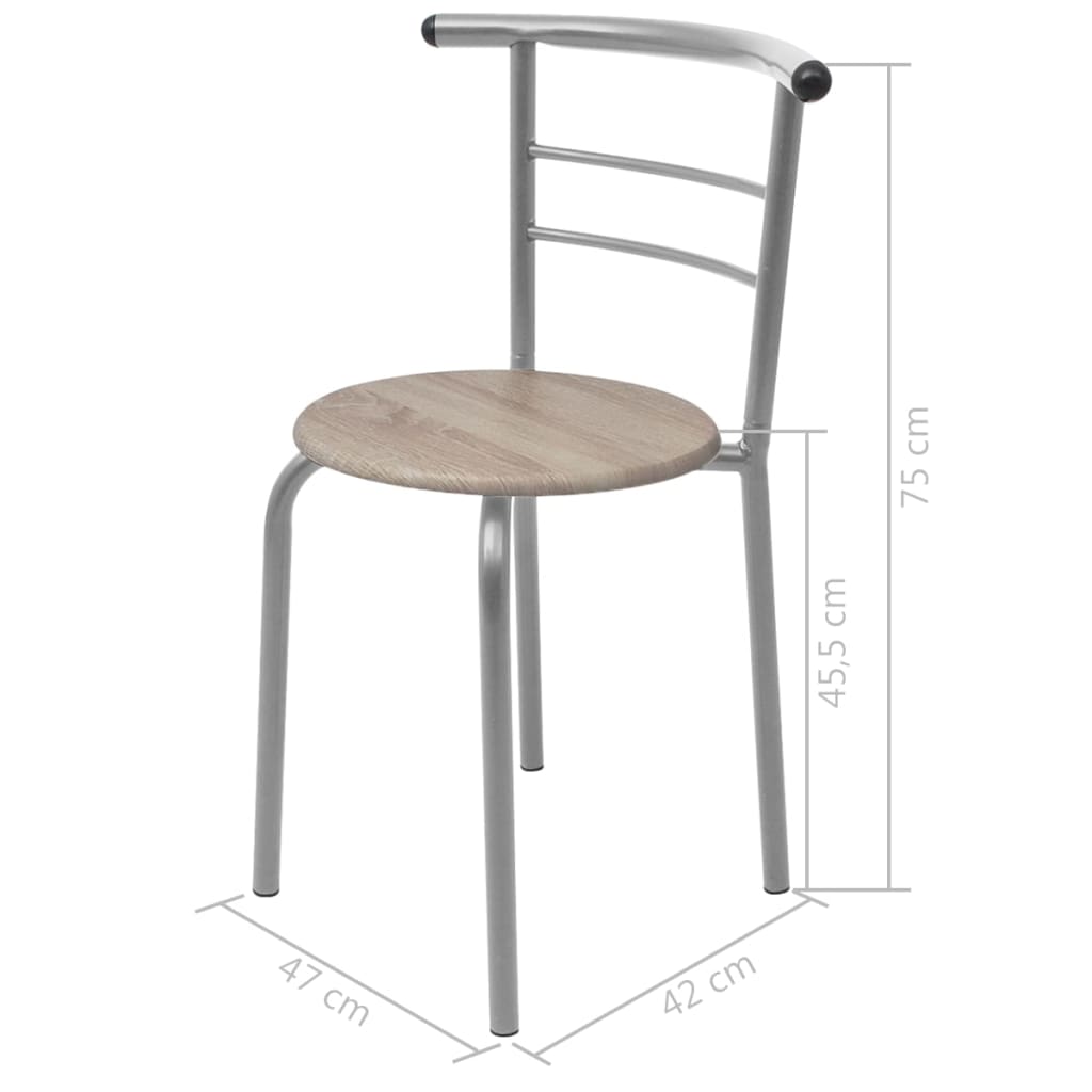 Conjunto pequeno-almoço/bar MDF