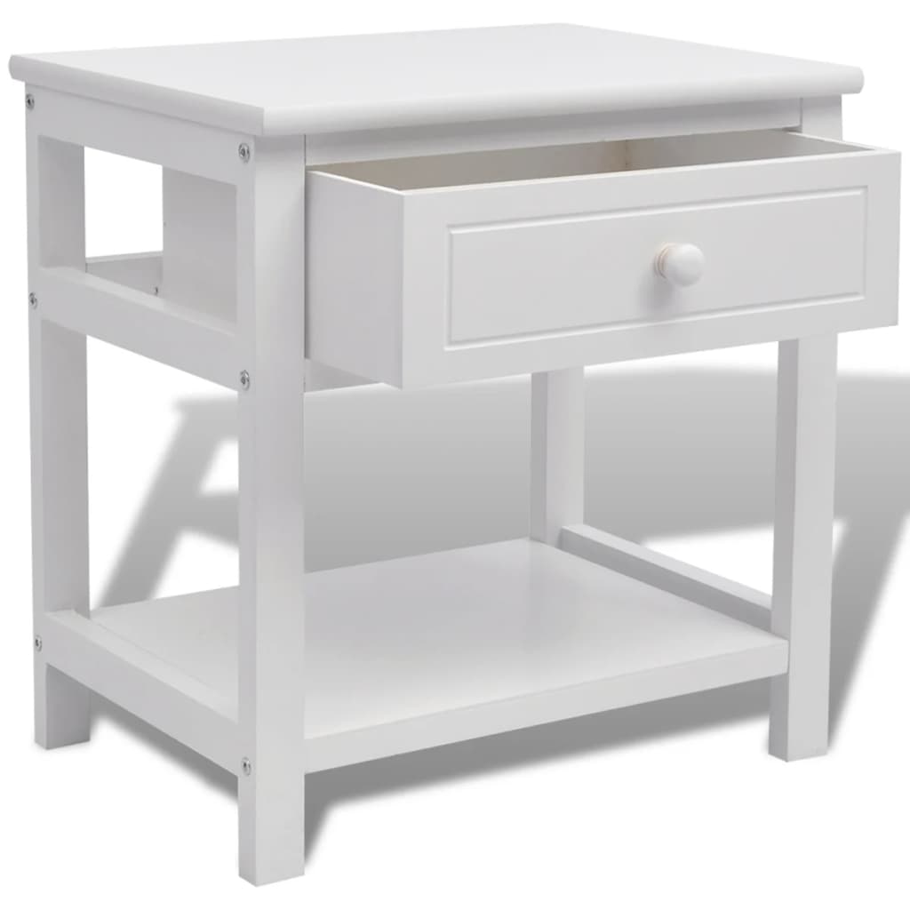 Cabeceiras, 2 pcs, madeira, branco