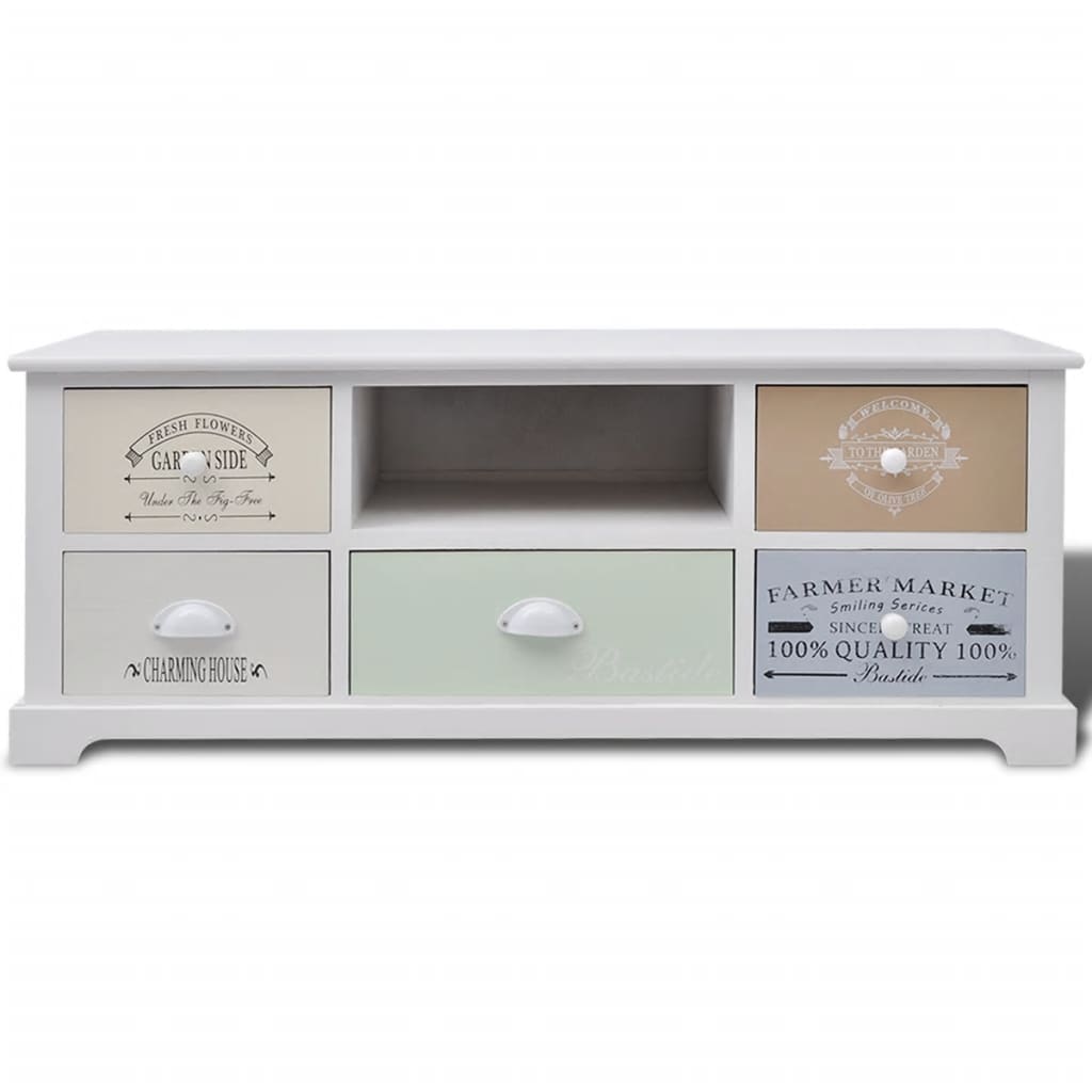 Móvel de TV estilo francês madeira