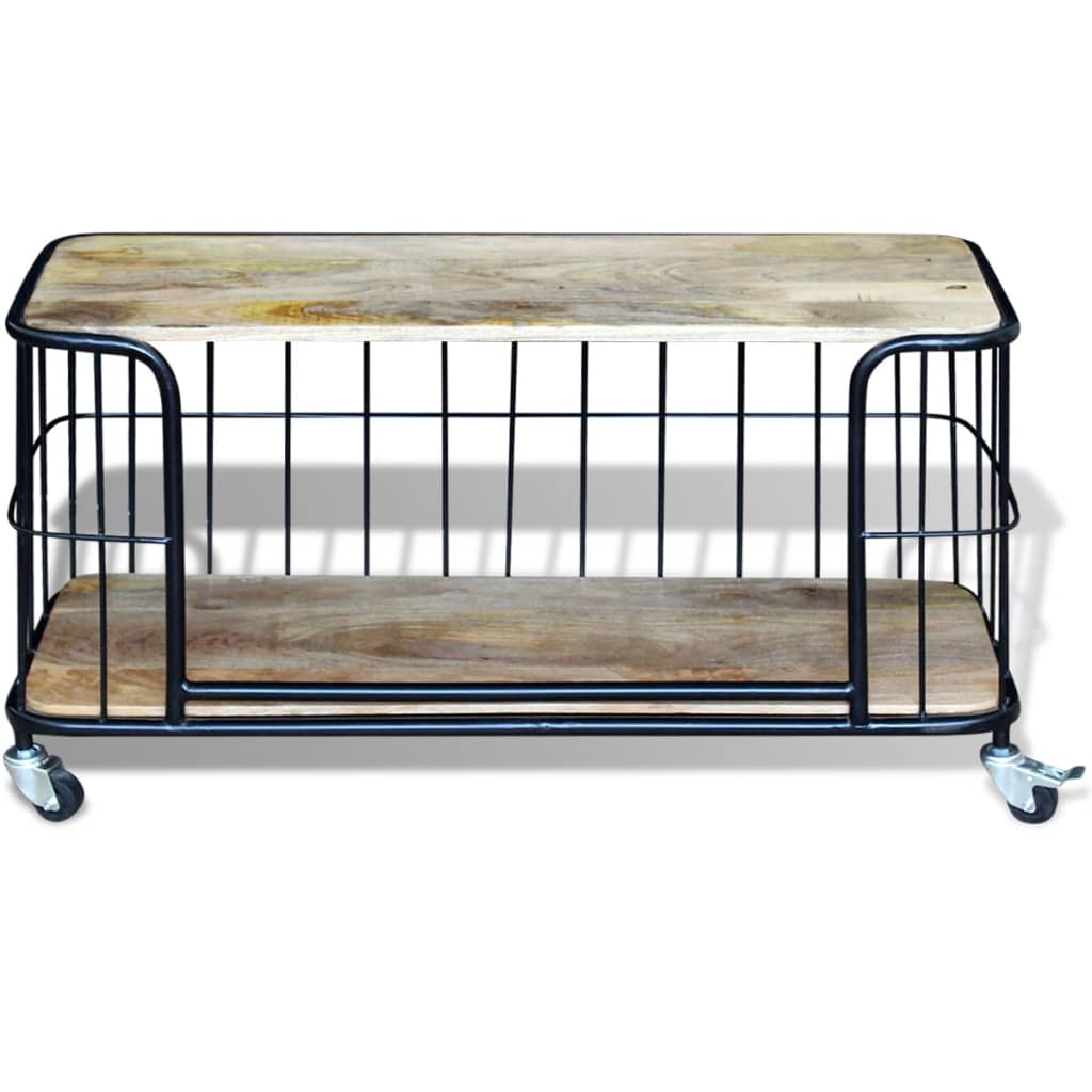 Armário TV madeira de mangueira sólida