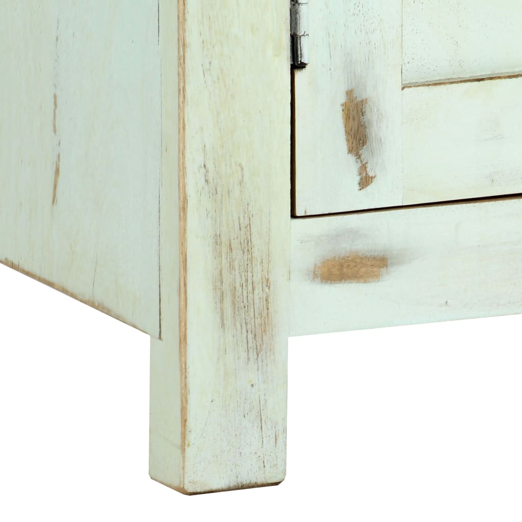 Aparador 110x35x70 cm madeira de mangueira maciça azul-claro
