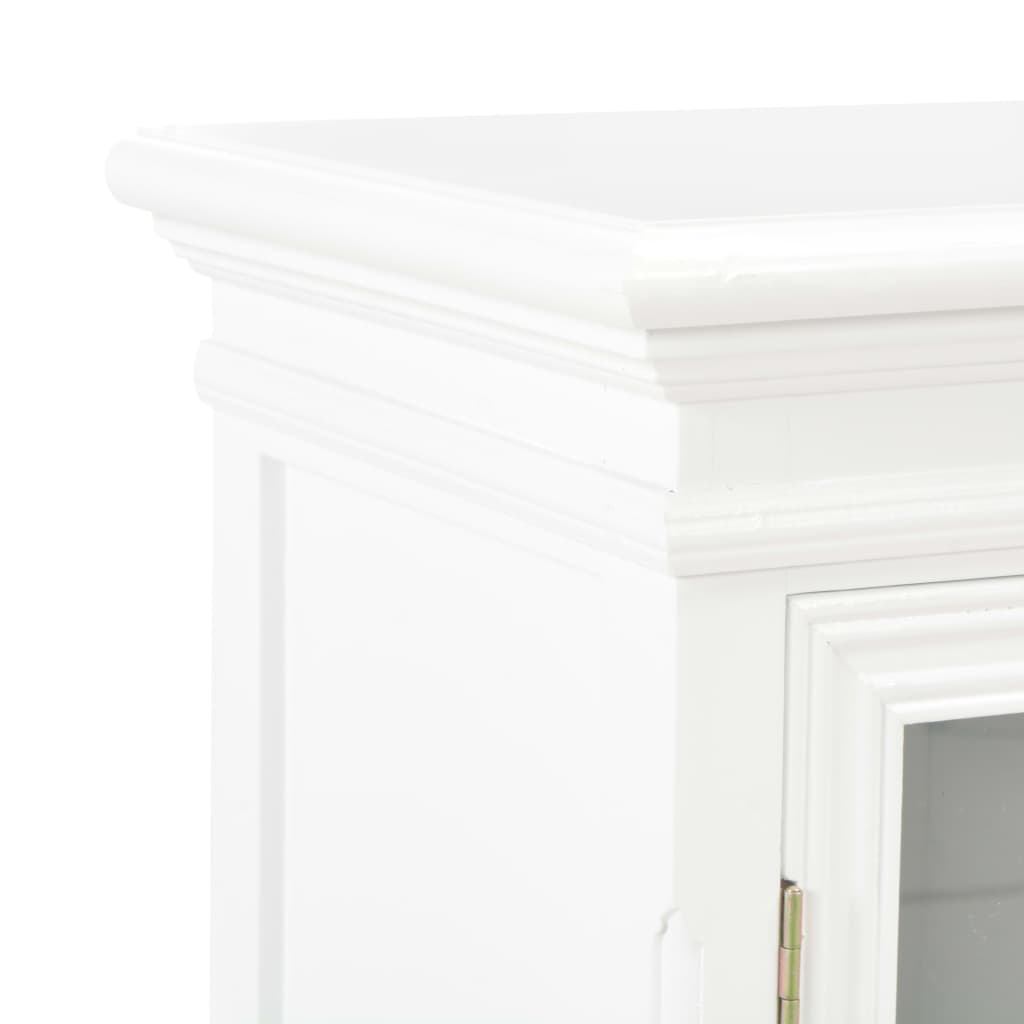 Aparador 70x28x70 cm madeira de pinho maciça branco