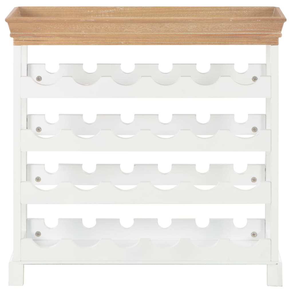 Garrafeira 70x22,5x70,5 cm MDF branco