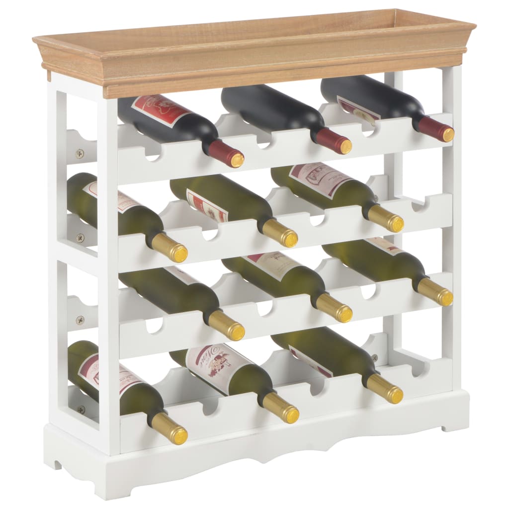 Garrafeira 70x22,5x70,5 cm MDF branco