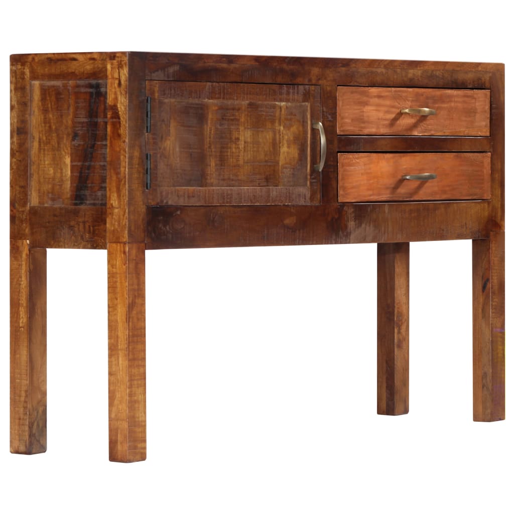 Aparador 118x30x75 cm madeira de mangueira maciça