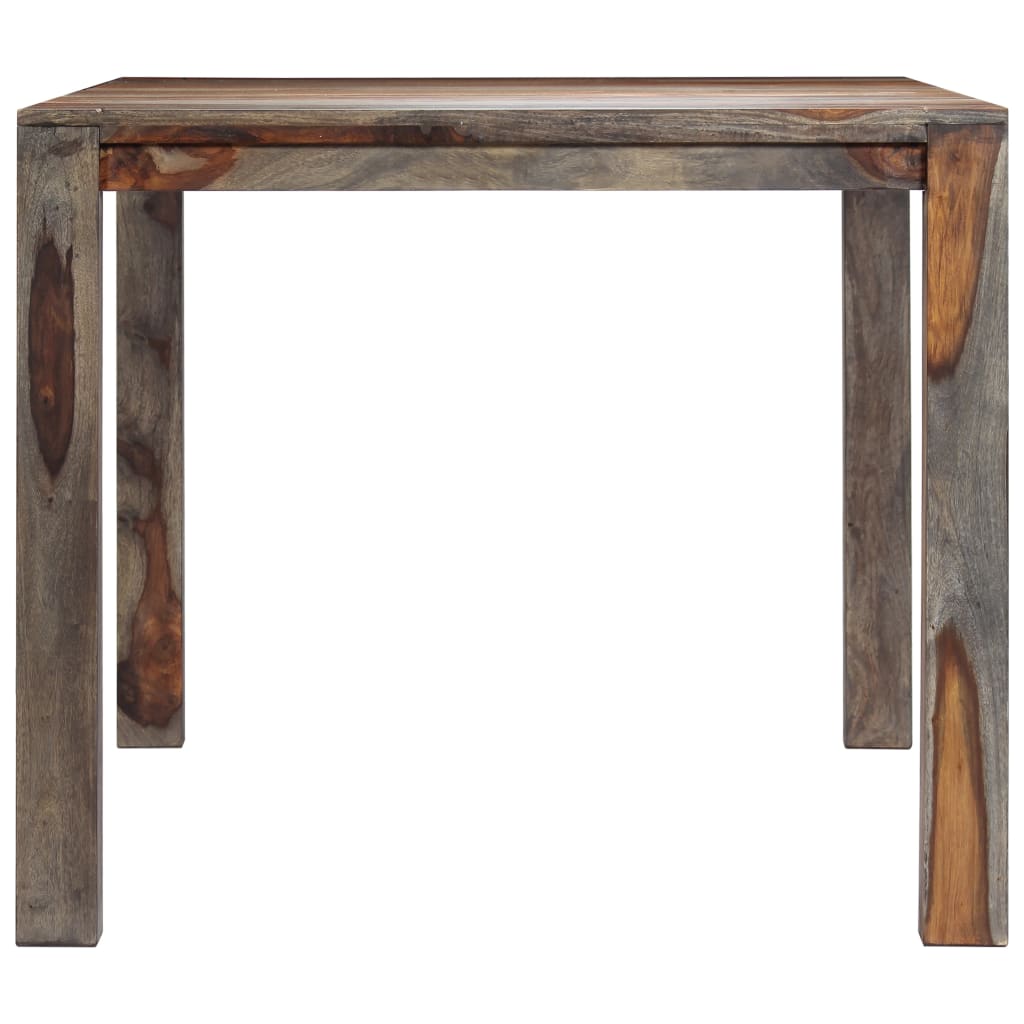 Mesa de jantar 180x90x76 cm madeira de acácia maciça cinzento