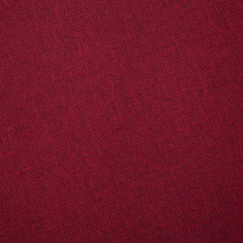 Sofá de 3 lugares em tecido vermelho tinto