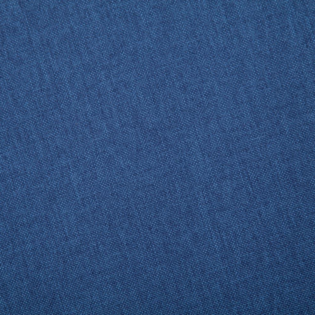 Sofá de 2 lugares em tecido azul