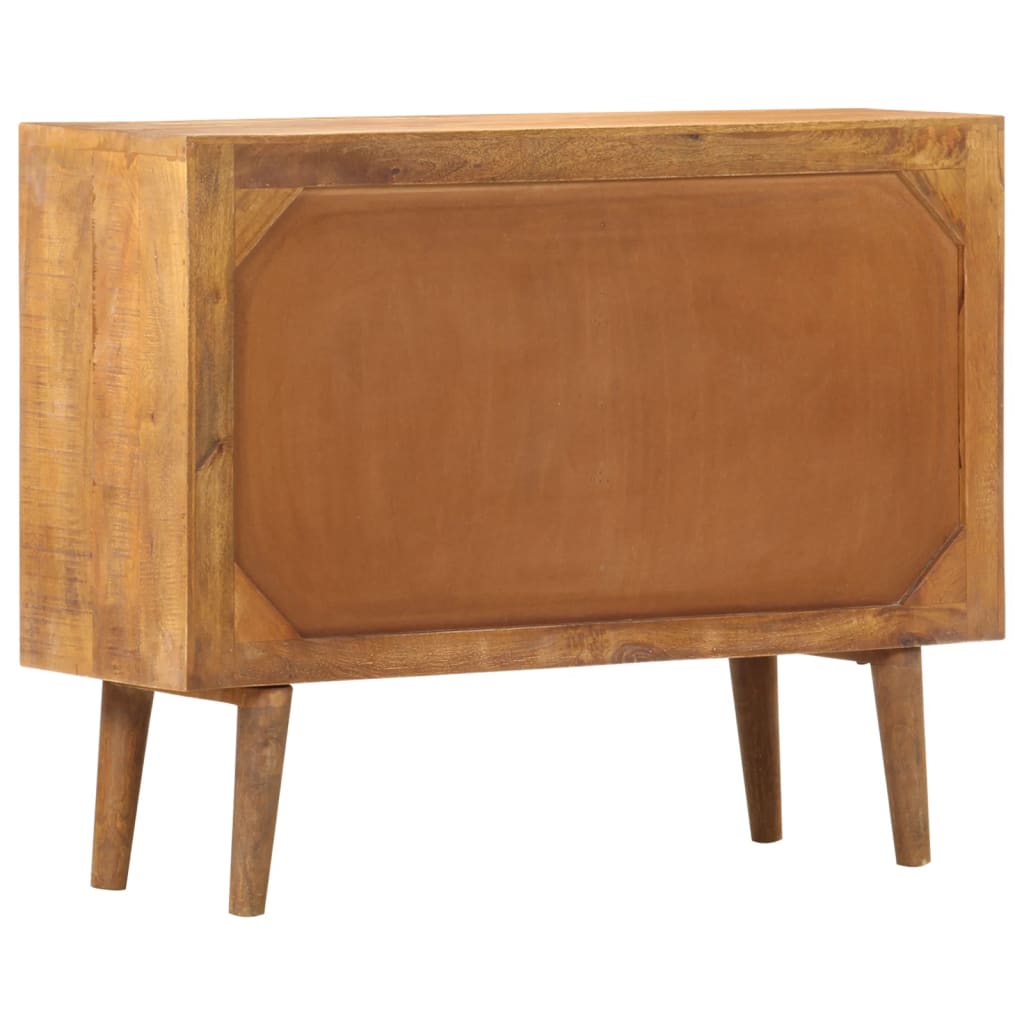 Aparador com estampagem 90x30x70 cm madeira mangueira maciça