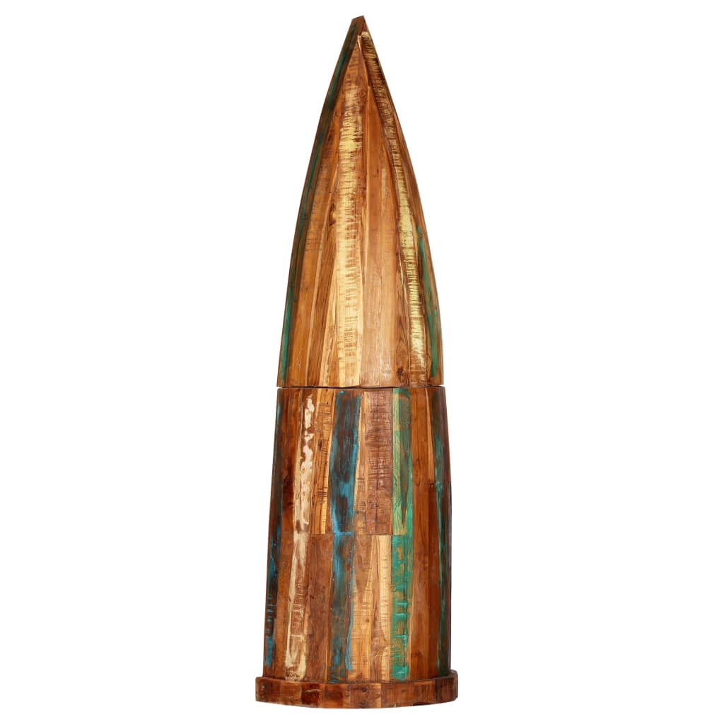 Garrafeira 50x40x180 cm madeira recuperada maciça