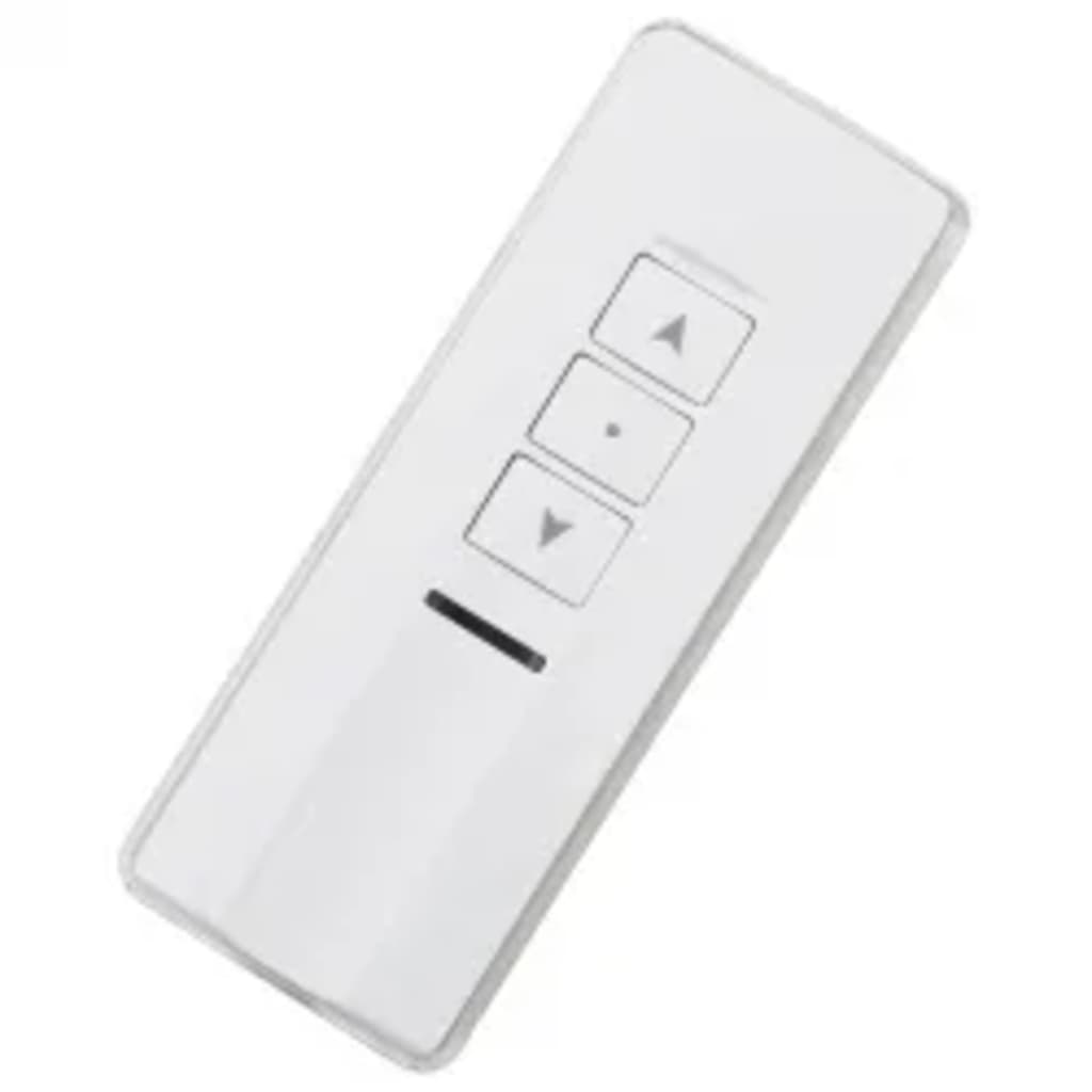 Toldo dobrável motorizado 600 cm azul e branco