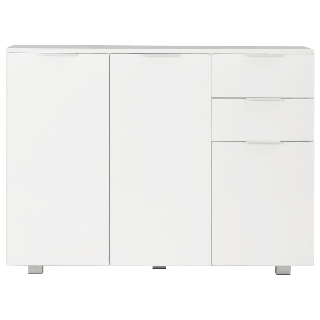 Aparador 107x35x80,5 cm branco brilhante