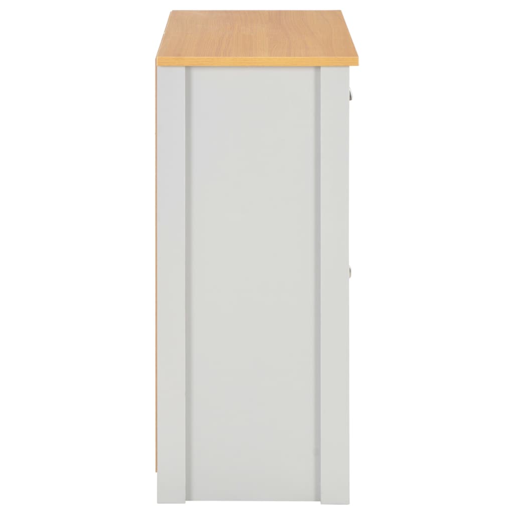 Aparador 79x35x81 cm cinzento