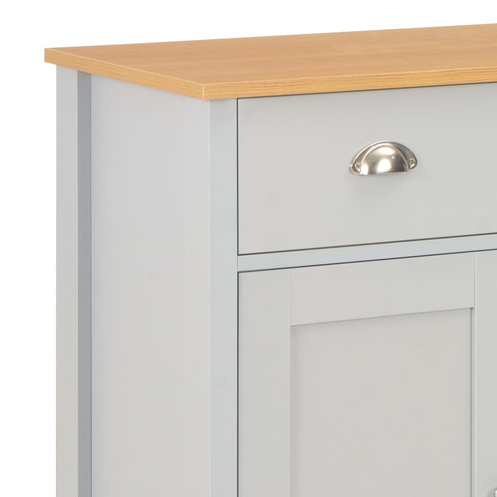 Aparador 79x35x81 cm cinzento