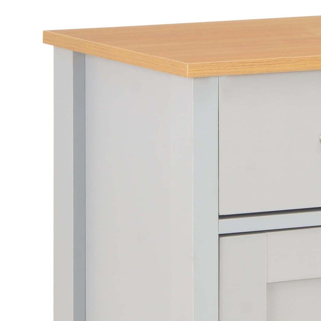 Aparador 79x35x81 cm cinzento