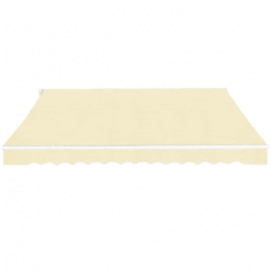 Toldo dobrável manual 600 cm creme
